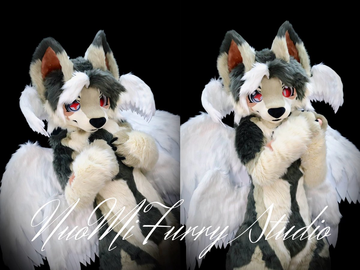 NuoMifurry's tweet photo. The order is completed ✅

Wolf dog with six wings🩸 https://t.co/gqajiNA1Ow