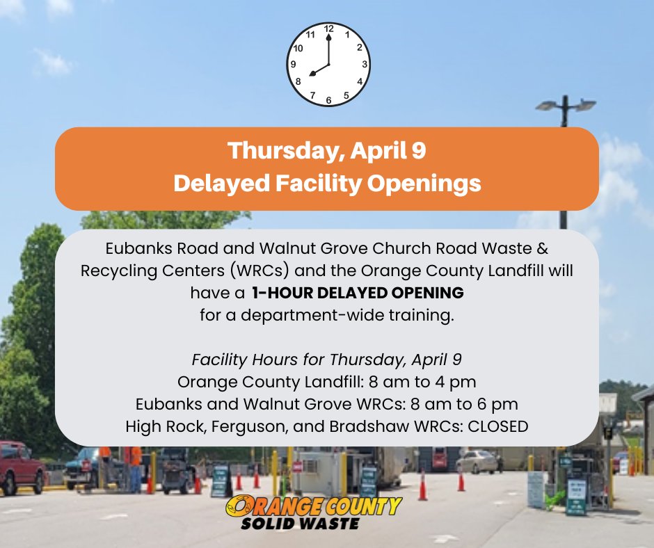 Orange County NC Solid Waste tweet media