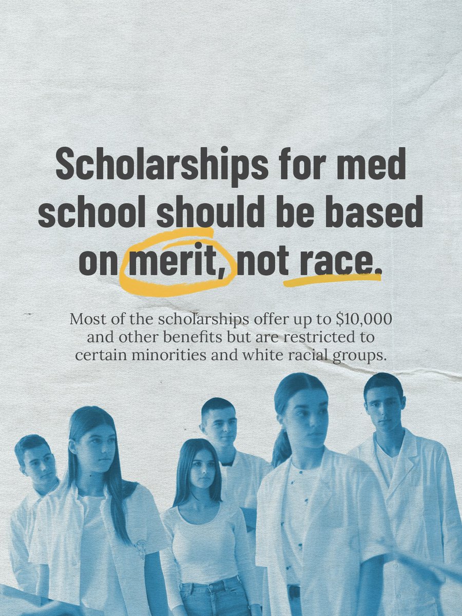 donoharm's tweet image. BREAKING: Do No Harm has filed an IRS complaint requesting an investigation into the AMA Foundation’s tax-exempt status over its race-based scholarship program.  

Federal tax-exempt status is reserved for organizations that serve the public interest free of racial