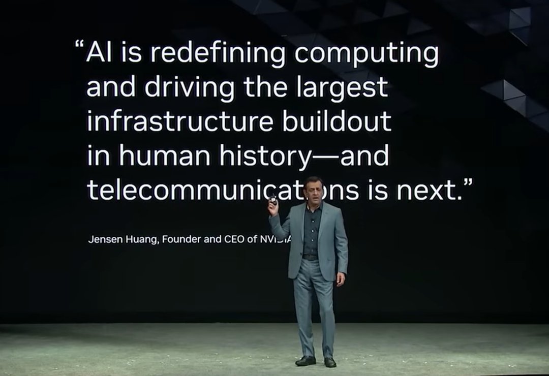 MarcEinsteinAI's tweet photo. Some reflections on #NVIDIA GTC 2026 — 600+ sessions and the telco story was impossible to ignore.

1/ NVIDIA is making a serious move into telecom. This isn't just chips anymore — they're building an ecosystem. Nokia, Ericsson, Samsung, Amdocs, SIs all in the room. A real challenger to Huawei/ZTE is taking shape.

2/ The AI Grid concept is gaining real traction. SoftBank, T-Mobile and Comcast are all in — they see genuine revenue opportunity at the network edge, especially around Physical AI services. Monetizing the edge? We've heard it before. But the ecosystem is finally mature enough to take seriously.

3/ Agentic AI as a network optimizer was a major theme. Native AI in 6G networks is the most promising development for the standard so far — and if it's baked into the architecture rather than bolted on, that's a real differentiator.

4/ Sovereign AI is changing everything. Telcos from Canada, Singapore, Germany, South Africa, Indonesia and more were all discussing how geopolitical concerns are reshaping infrastructure spend. This is a demand driver that runs independent of normal enterprise AI cycles.