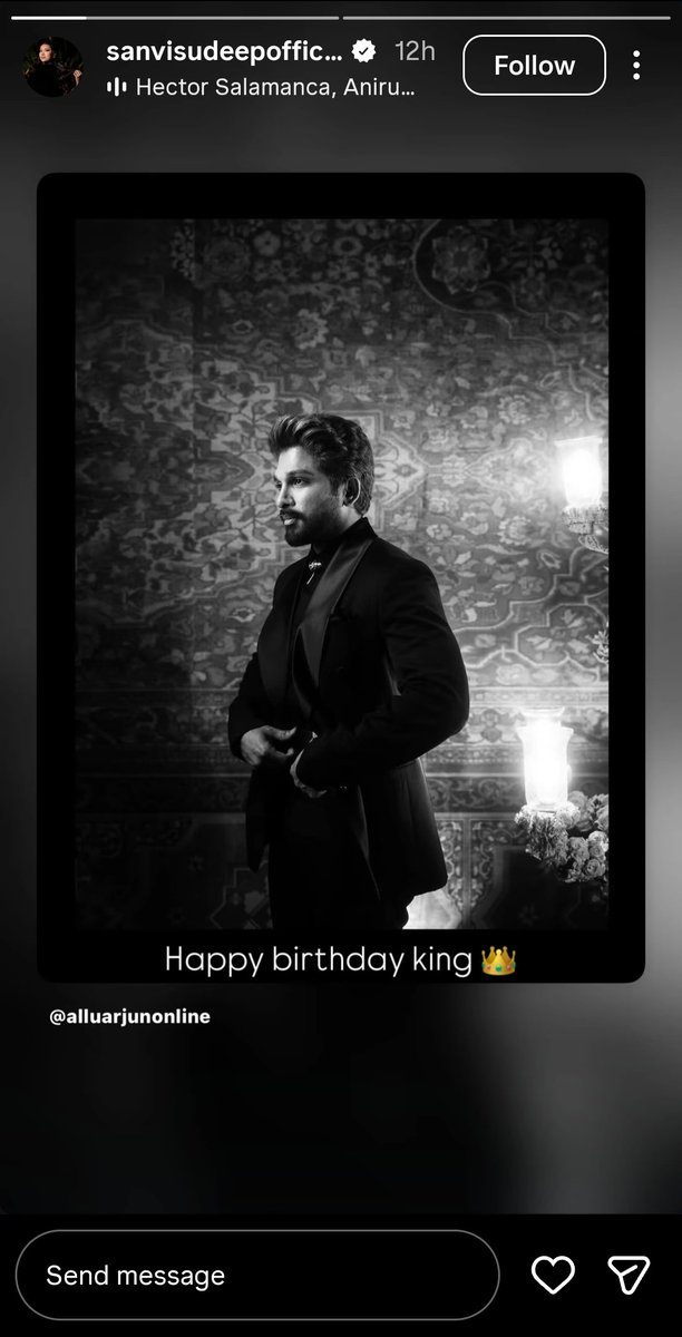 ark_wills49743's tweet photo. Hero Sudeep daughter every year story pedutundi cult fan anukunta 
#HappyBirthdayAlluArjun 🥳🔥 https://t.co/NaYB3eAYc7
