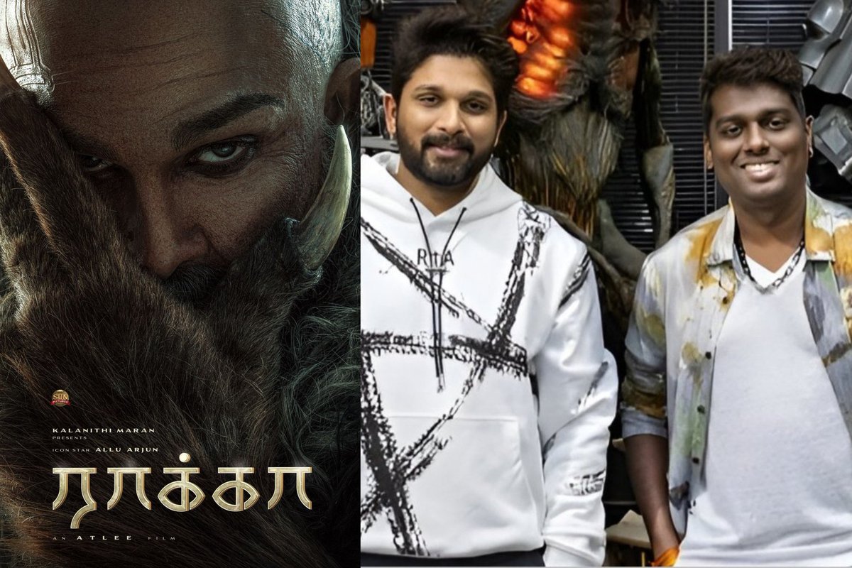 _MovieTamil's tweet image. - The title and first look poster of #AlluArjun’s next film have been released. The film has been titled #RAAKA in Hindi. It is set to release worldwide in 8 languages. We can expect this movie to make Indian cinema proud on a global level.

- In this film, Allu Arjun will be