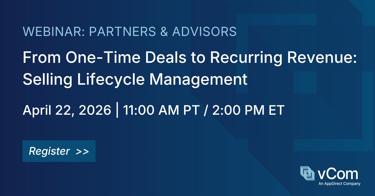 vComSolutions's tweet photo. On April 22, we are breaking down how advisors can move from one-time transactions to recurring revenue by selling lifecycle visibility.

April 22 | 11 AM PT / 2 PM ET Register here: https://t.co/qsSPN78cIN https://t.co/oRvWImeu7U