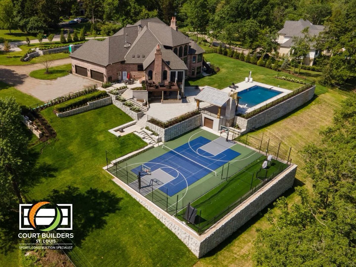 SportCourtSTL's tweet photo. Spring has arrived! ☀️ 

Become the ultimate hangout house this year with a multi-game court from Court Builders of St. Louis. Contact us today at 636-283-0900 https://t.co/BYkGqpGloA