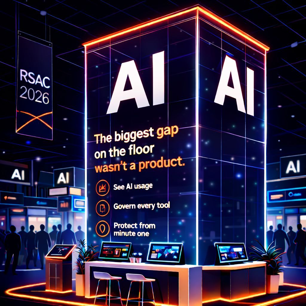 inneractivsec's tweet photo. Thousands of AI-infused products at RSAC. Pick one. Install it. Employees are already typing into it, pasting into it, feeding it data — before IT has asked a single question about it.

Who's governing the AI inside any of it?

https://t.co/RTzueY8zdR https://t.co/uxLdFcnUz5