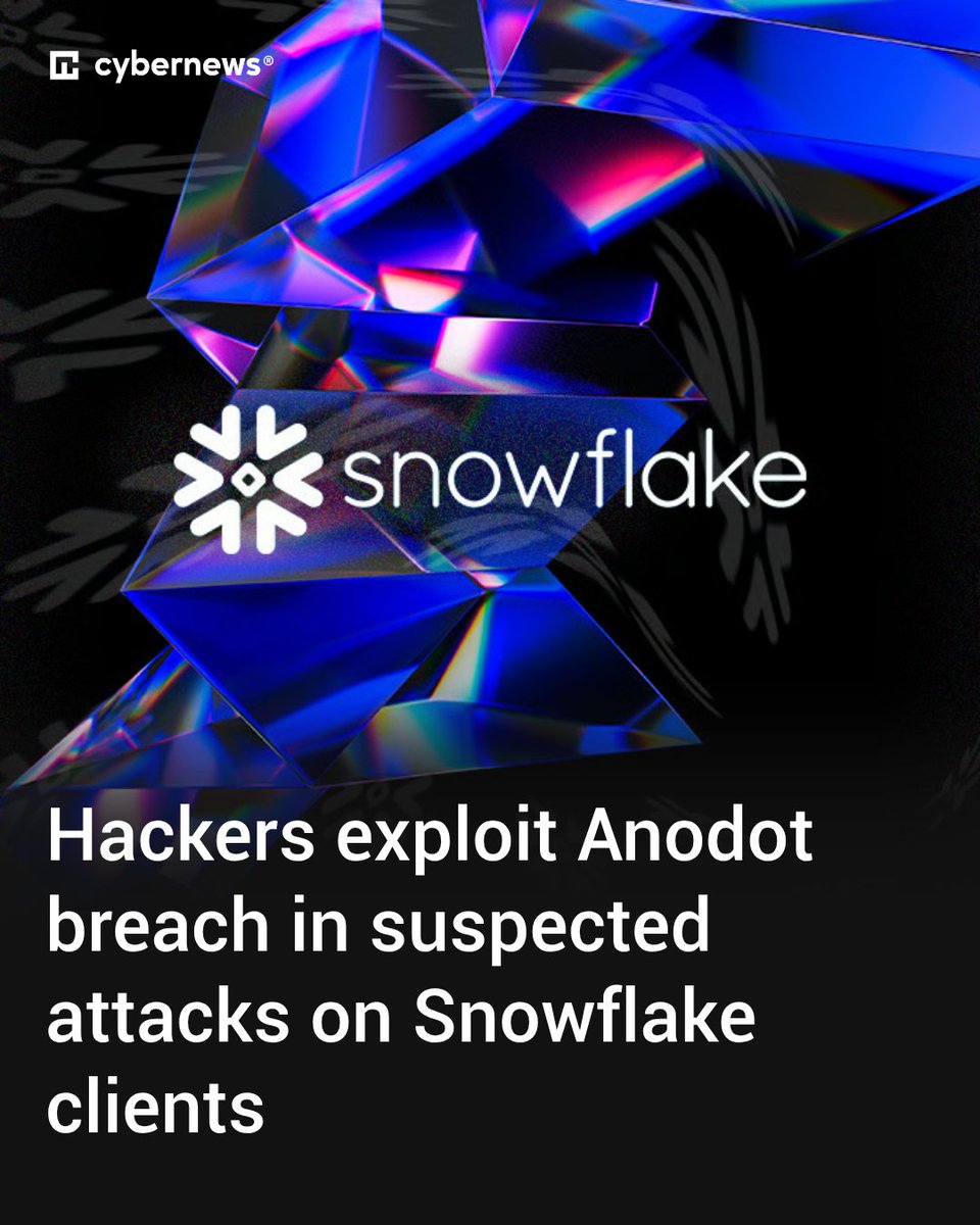 Cybernews's tweet image. According to Bleeping Computer, more than a dozen companies have suffered data theft. Learn more: cnews.link/breach-of-isra…

#cybersecurity #datasecurity