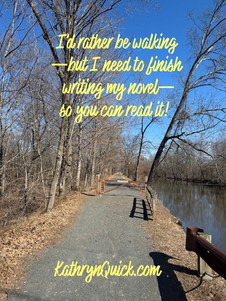 KQuickAuthor's tweet photo. I'd rather be walking, but I need to finish writing my novel, so you can read it!

#walking #sunshine #finishwriting #readit #kathrynquickbooks #kathyequickbooks https://t.co/omsAVLhiqx https://t.co/IKrIAWdSC1