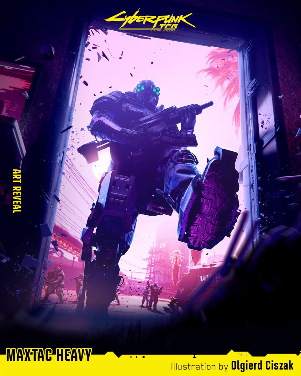 Cyberpunk Trading Card Game tweet media