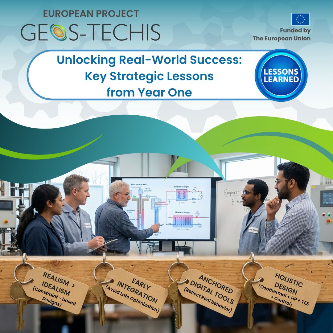 geostechis's tweet photo. Refining the first year of GeoS-TECHIS: Early realism beats late optimization. Integrated design, AI-driven geothermal insights, and early LCA are vital. Success isn’t theoretical, it’s built on physical data and cross-sector collaboration. https://t.co/Z3KKU5WMFg
#Energy #Tech https://t.co/FHZCyKjDEf