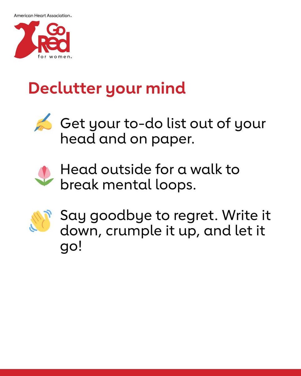 PHealthySchools's tweet image. Ready to do some spring cleaning--of your mind?  Check out the graphics below for some easy ways to de-clutter your mind and feel better in the process!  #ProjectHealthySchools
