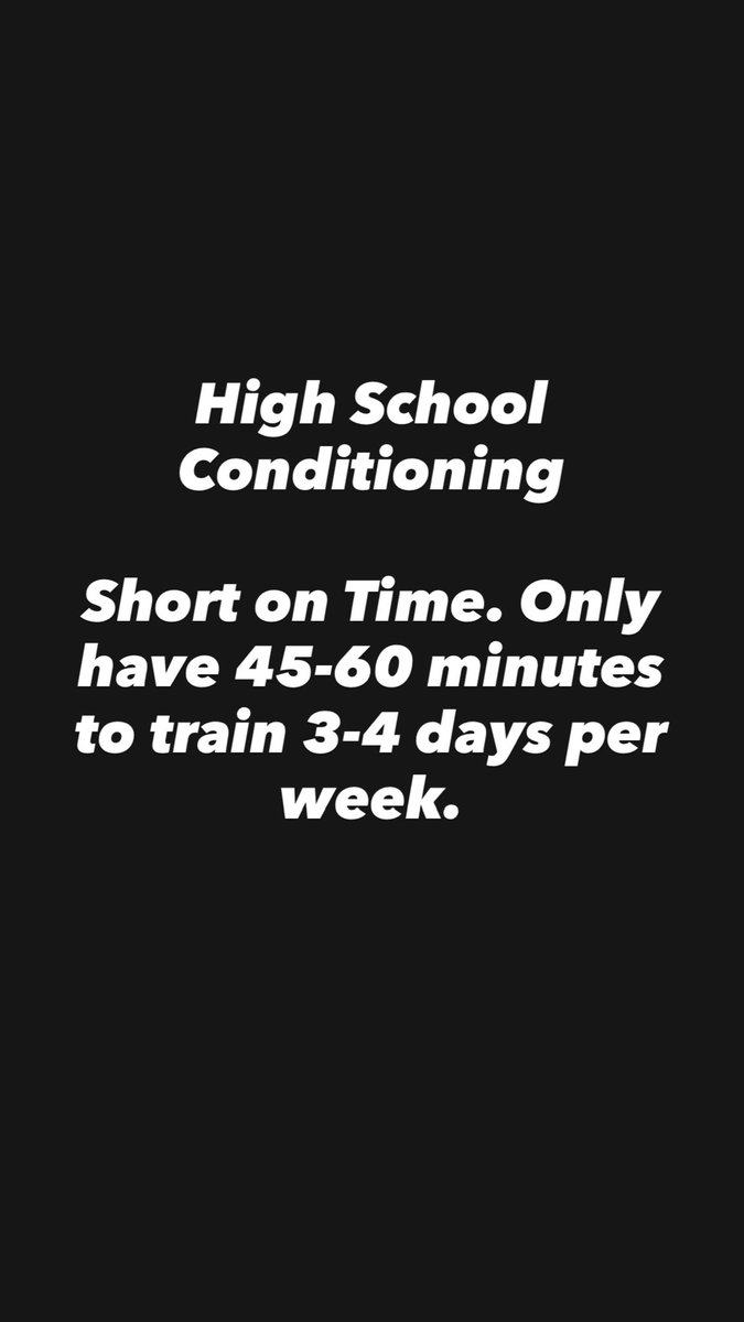 SD_Strength98's tweet photo. Fitting strength, speed, and conditioning into a 45��60 min high school session takes intent and efficiency.
-
Here are simple ways to layer conditioning into team sessions when time is tight. Two more options in the comments. 
-
Free programs: https://t.co/n29AYSKf4u https://t.co/QccS3RCjoD