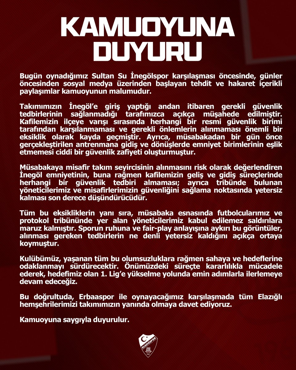 Seza Çimento Elazığspor tweet media