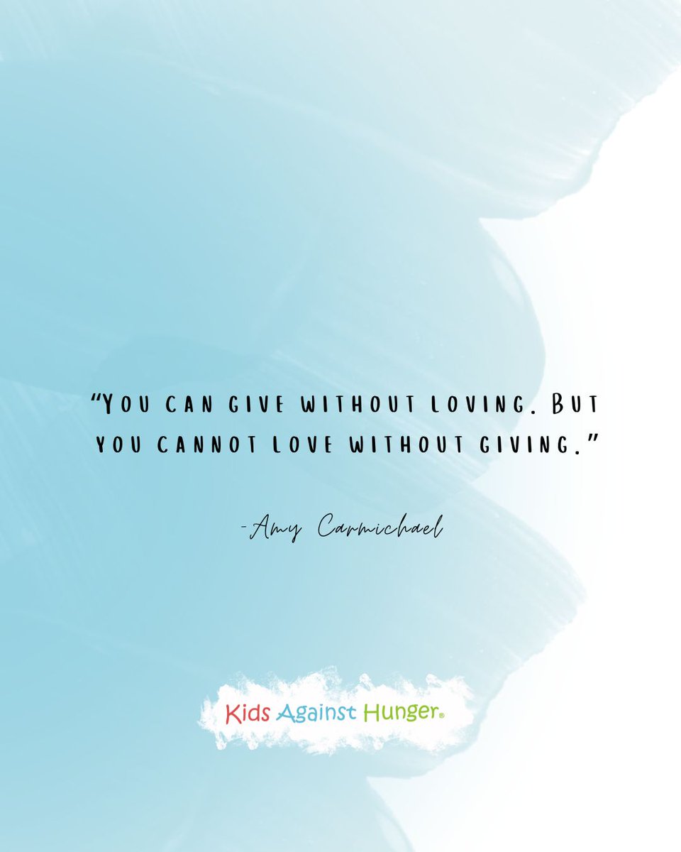 Kids Against Hunger (@KAH_National) / Posts / X