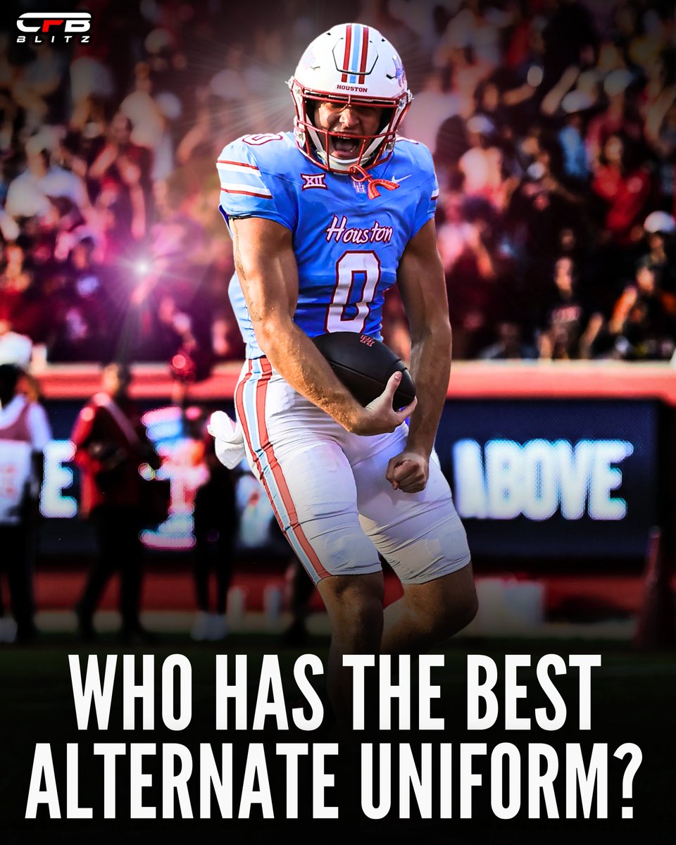 cfbblitz_'s tweet photo. Which 2025 alternate uniform was the best? 👀 https://t.co/30BD6VvPWF