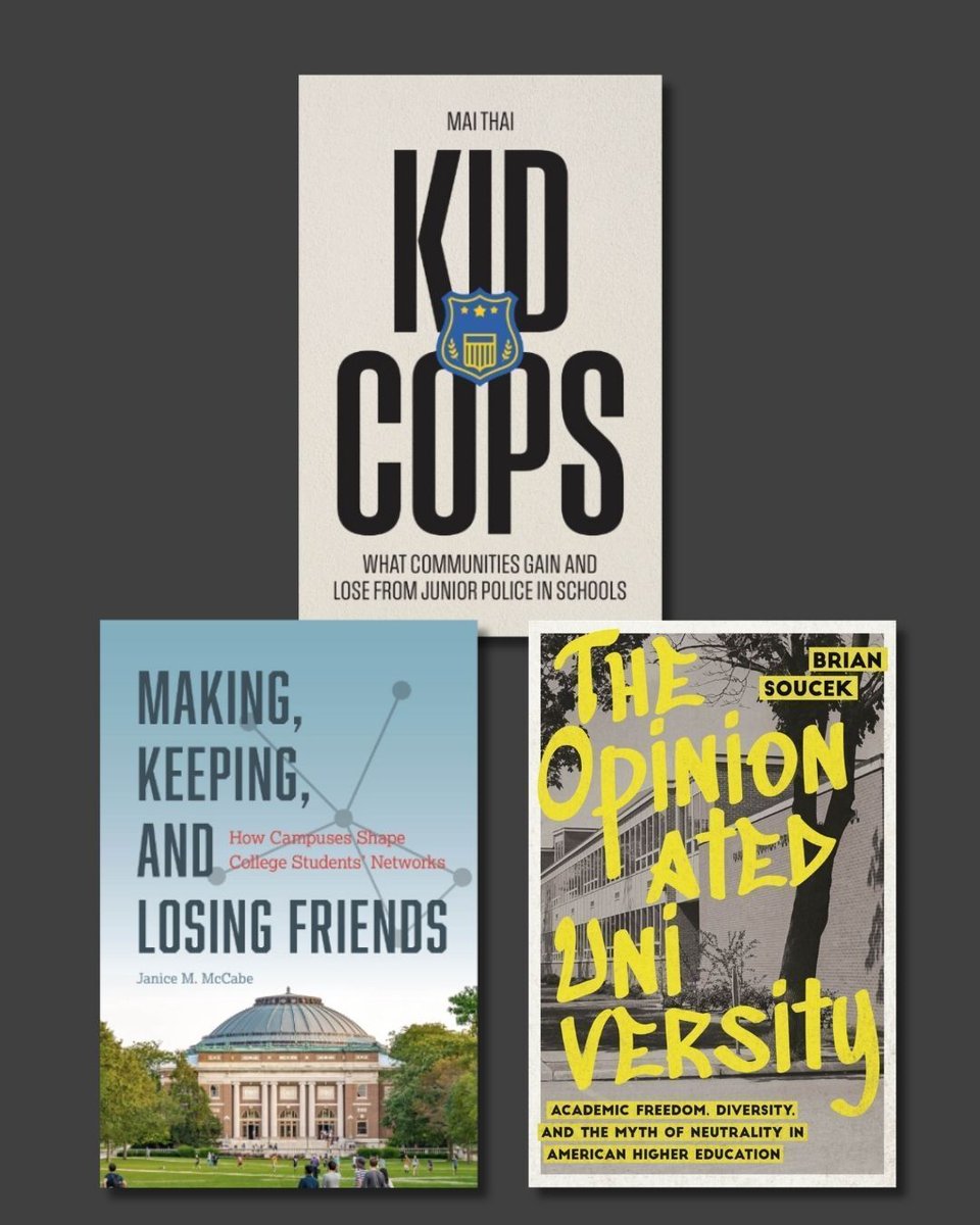 UChicagoPress's tweet image. Attending the American Educational Research Association meeting this year? We'll see you there! Whether you're attending or not, you can now check out our featured books and get 30% off &amp;amp; free domestic shipping with promo code EX58294 here: bit.ly/UCPEXAERA #AERA2026