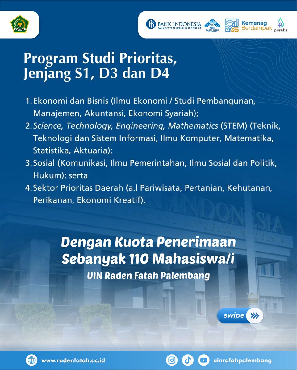 UIN Raden Fatah Palembang tweet media