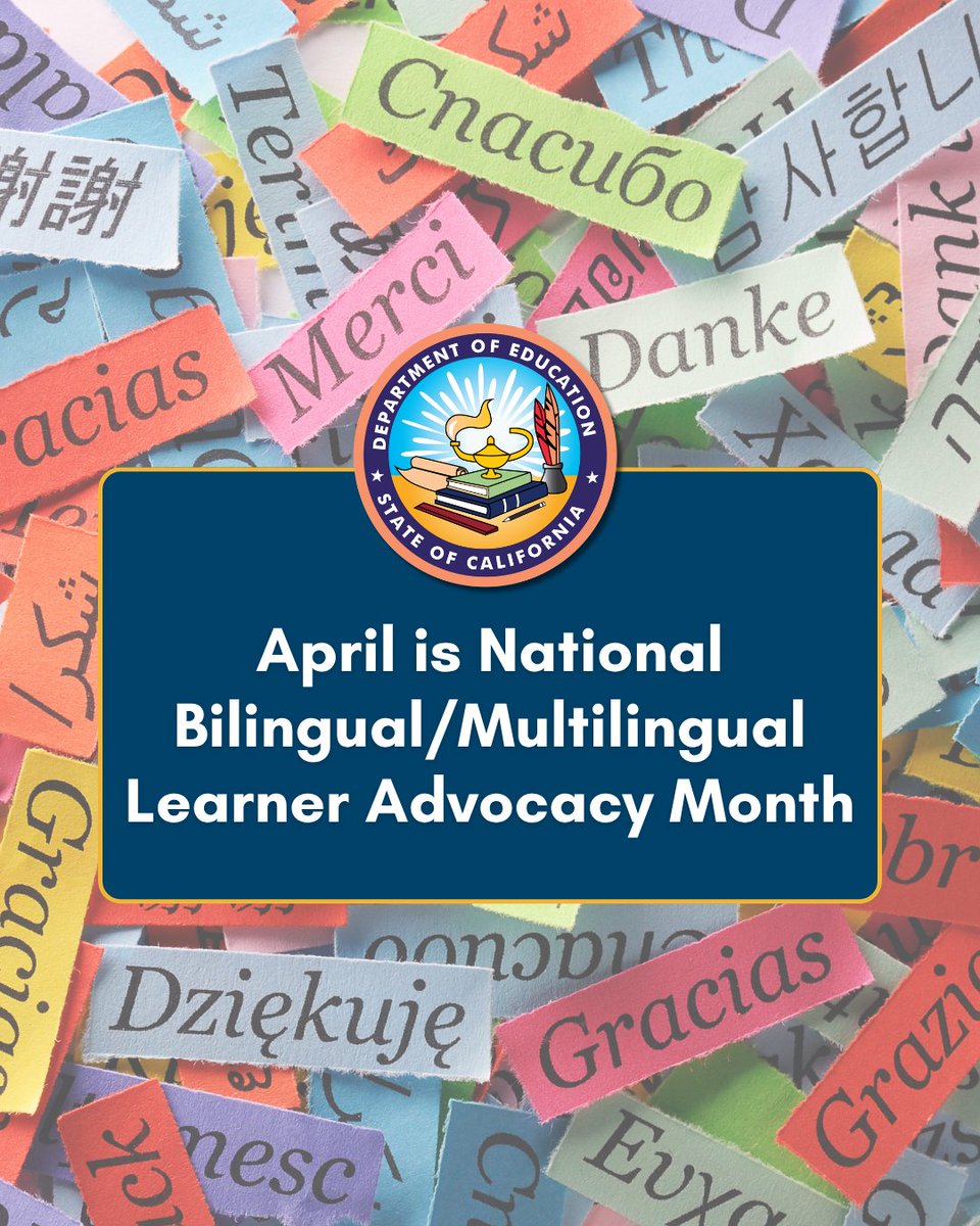 CA Department of Education tweet media