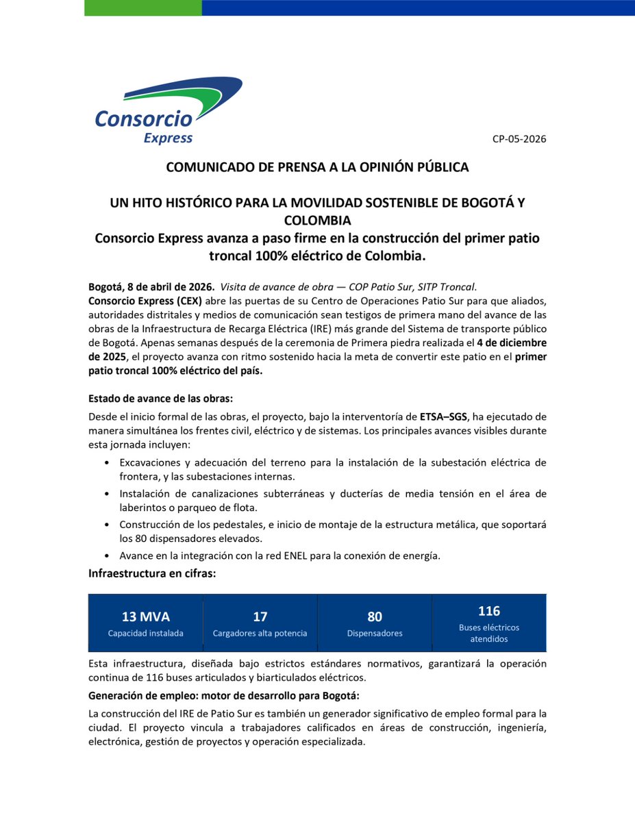 Consorcio Express tweet media