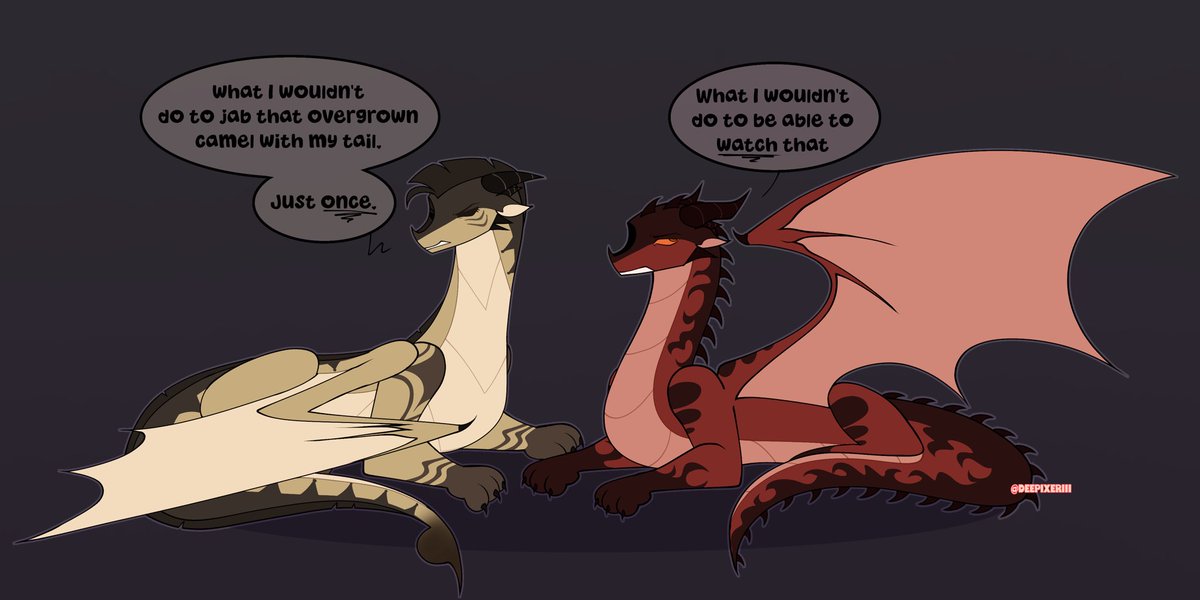 deepixeriii's tweet image. My fav hater4hater duo 
[ #Wingsoffire #Wof ]