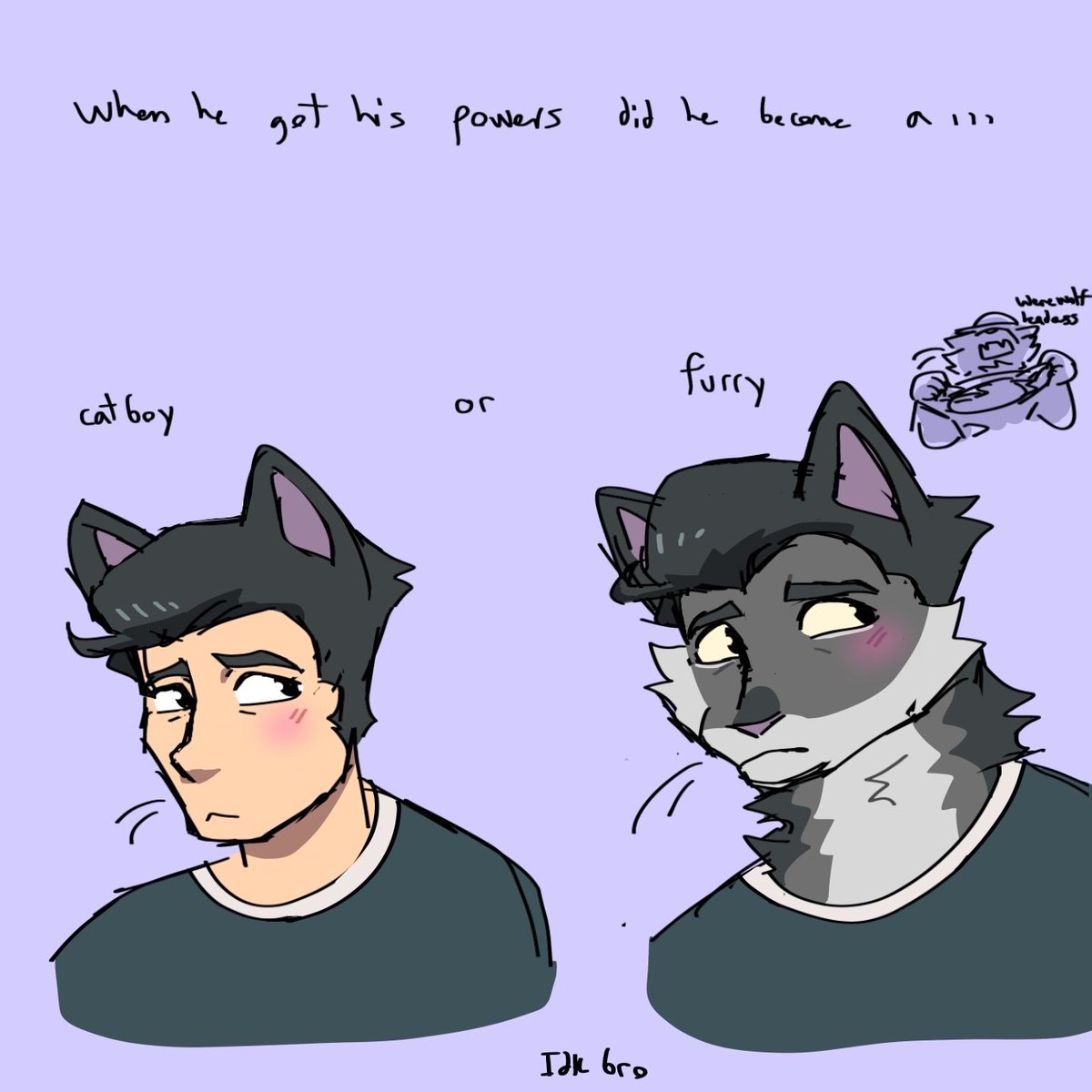 Nighteyetonight's tweet image. making important decisions for the kitty viltrumite au
#invinciblefanart