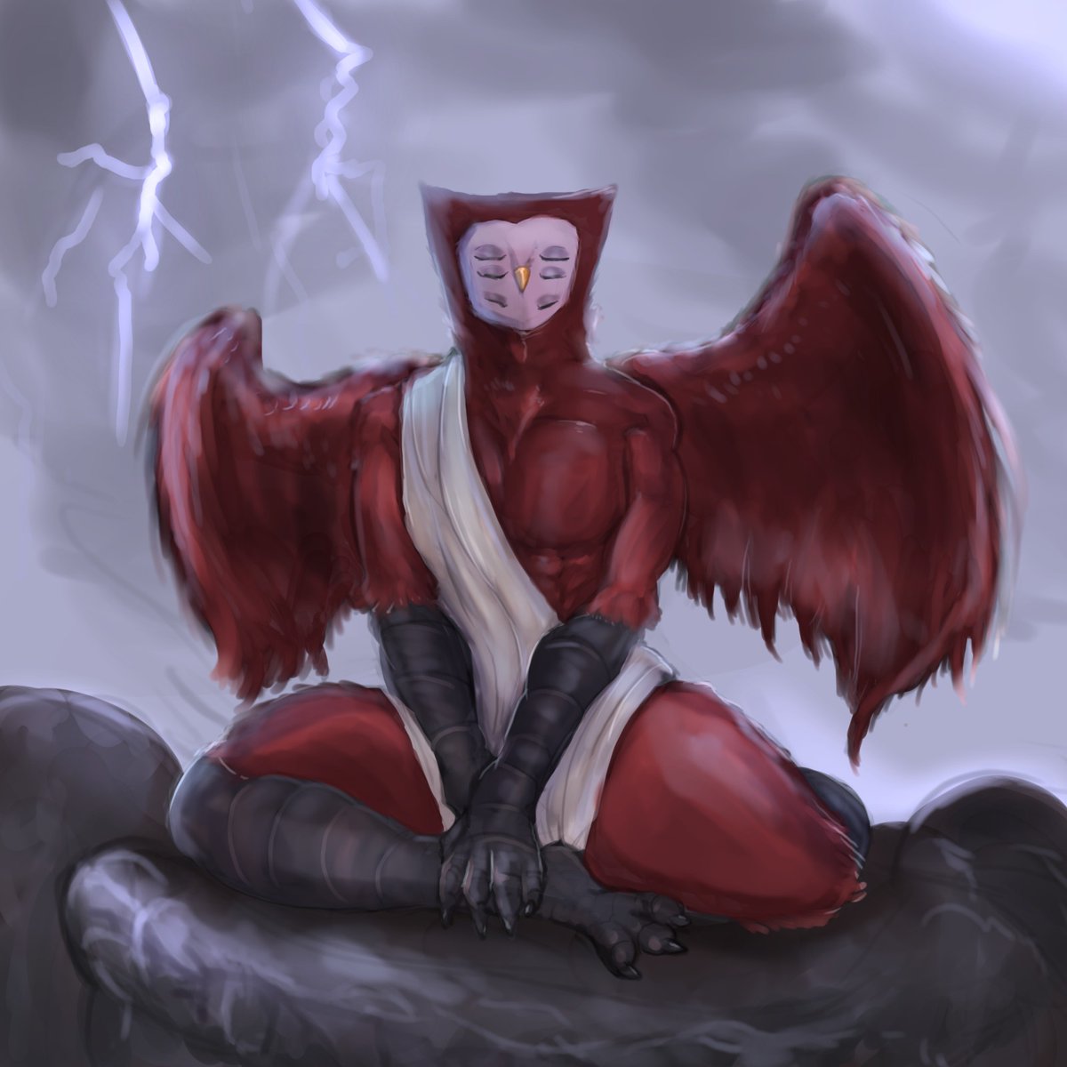 WallyWallc's tweet photo. Wally Angel Fallen 

#Artwork #digitalarwork https://t.co/suiEEdPYsr