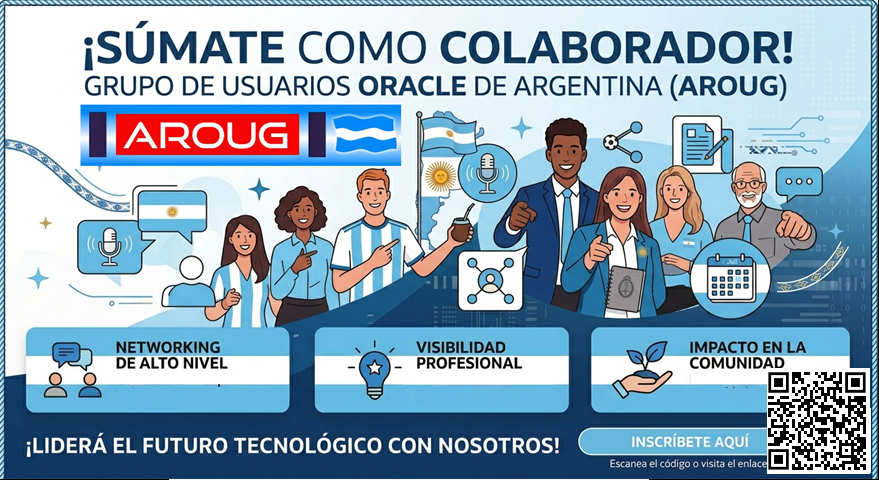 lfernigrini's tweet photo. Si te interesa participar en la comunidad Oracle de Argentina, unite a @ar_oug escaneando el QR!!!

https://t.co/SMIuYs0zzg https://t.co/AHo4zZBj5t