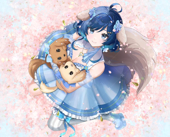 遅ればせながら、音海るーちぇ様(#Luce_Otomi)のイラストを描かせていただきました