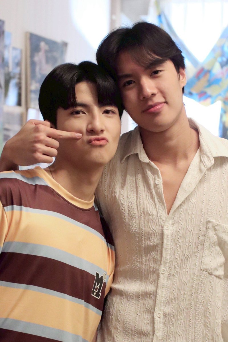 _BLNEWS's tweet image. #ThamMac'ın başrolde olduğu BL #UnluckyBae'nin çekimlerinden yeni görüntüler yayınlandı!

#UnluckyBaeQ3