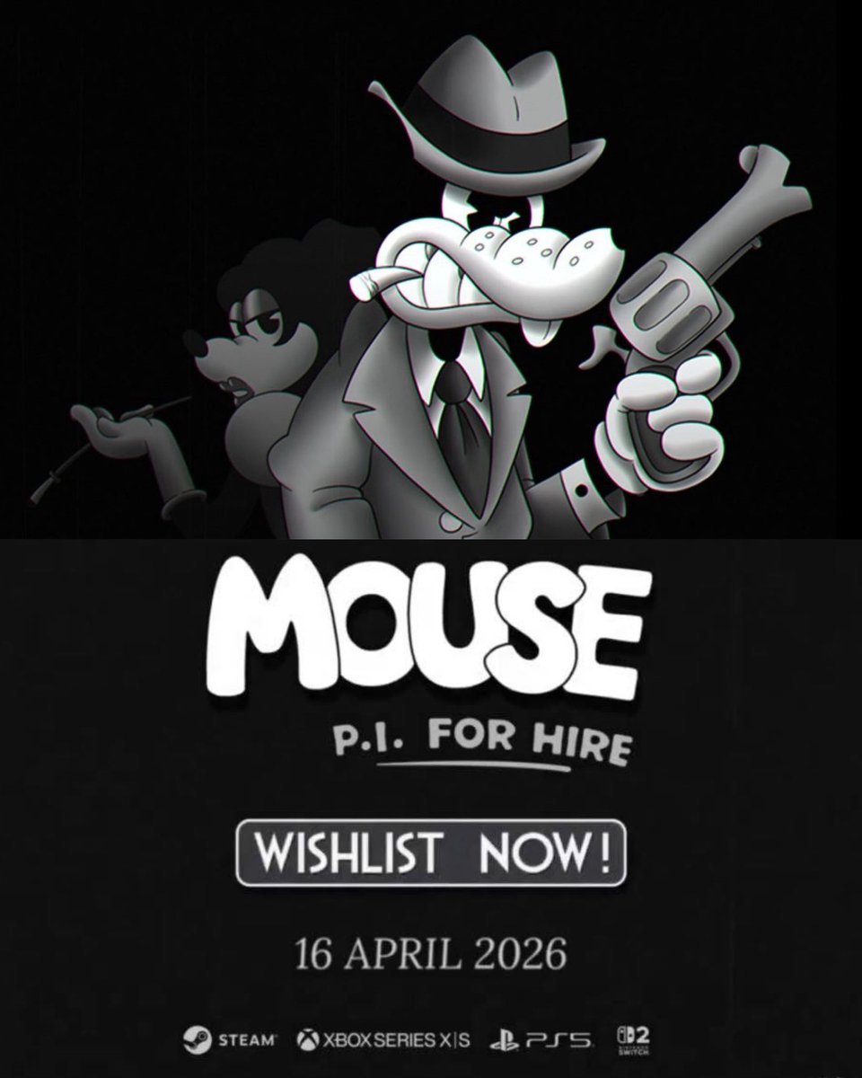 LevelUPcom's tweet image. ¡POR FIN! 🎮 Después de múltiples retrasos y cero información al respecto, el esperado indie #Mouse P.I. For Hire llegará el 16 de abril. ¡LAS PREVENTAS YA ESTÁN DISPONIBLES! 🔥