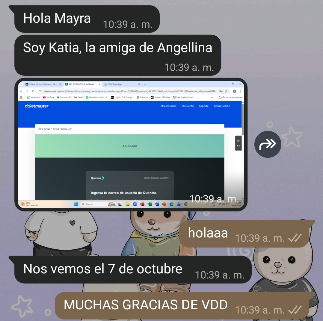 mayra VA A VER A BTS tweet media