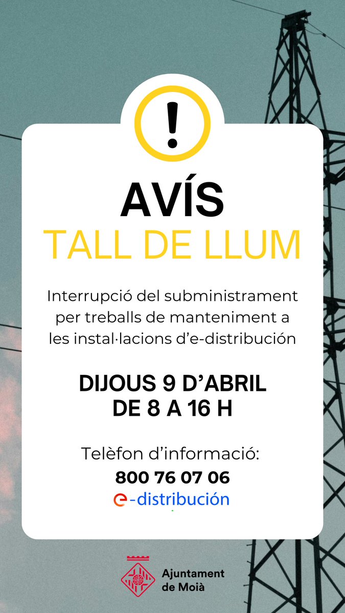 Ajuntament de Moià tweet media