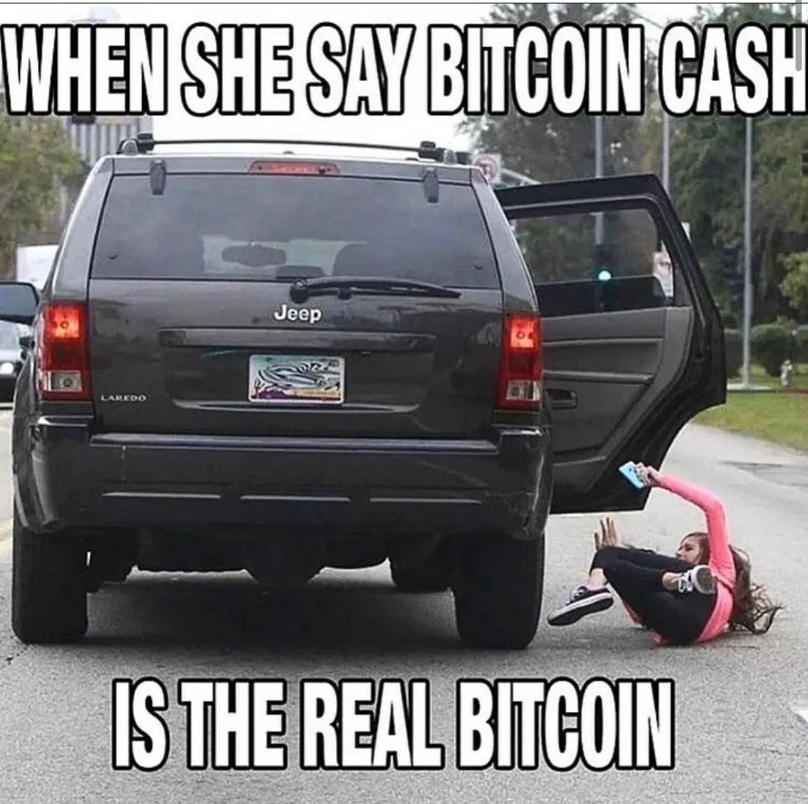 Do not call Bitcoin Cash “real Bitcoin”.
Do not confuse a fork with the original.
Do not pretend the market did not decide.

Bitcoin is Bitcoin.