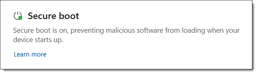 richardhicks's tweet image. #Microsoft has updated the Device Security UI in #Windows 11 to include a visual indicator for the status of Secure Boot #certificate updates. This is most helpful, especially for consumers. #security #certificates #pki #uefi support.microsoft.com/en-us/topic/se…