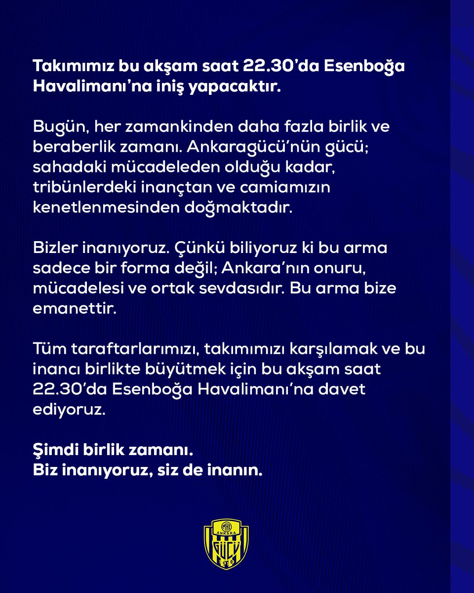 MKE Ankaragücü tweet media
