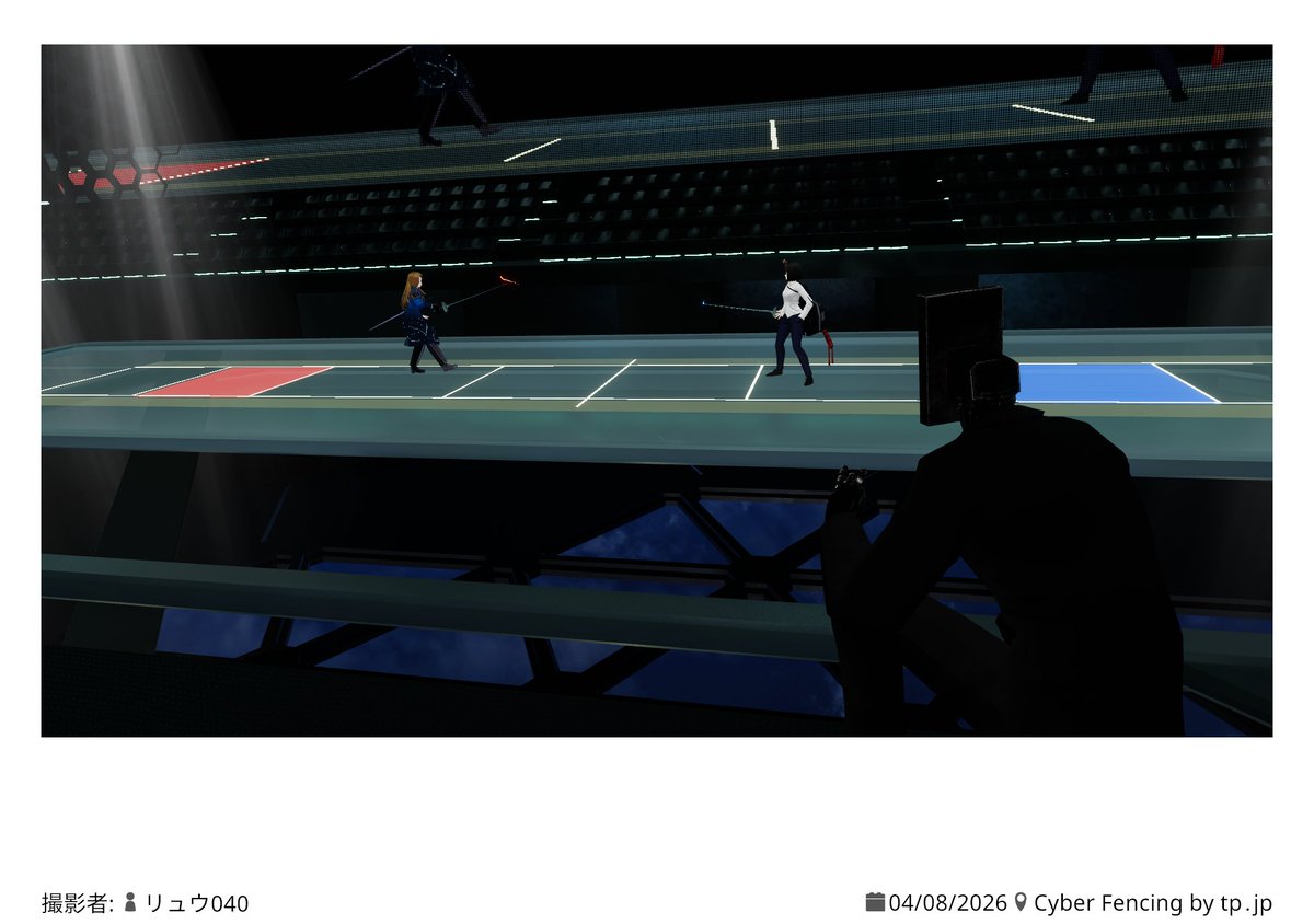 Fanconi___'s tweet image. #VRChat #CyberFencing #ProjectMoon