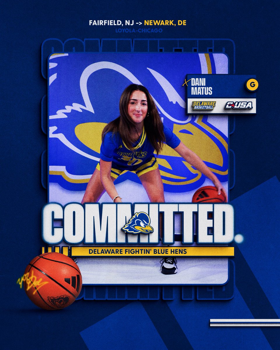 DaniellaMatus's tweet image. 💙💛I am so excited to be back where it all began. #home #commited  @DelawareWBB @COACH_SCJ22 @Michaelmatus20