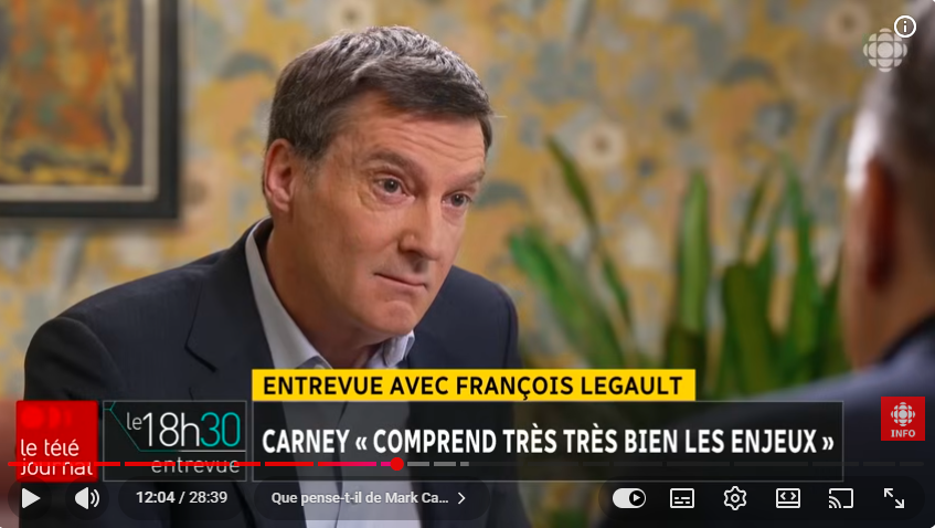 SimonPasPierre's tweet photo. @mbockcote Legault dit qu’il est déçu que le Québec ait voté pour le PLC  car c’est un parti centralisateur qui ne respecte pas la particularité du Québec. Il mentionne toutefois que Carney connaît bien l’économie, et RC a étrangement décidé de mettre de l’avant cette citation. https://t.co/BdrbDQIvAY