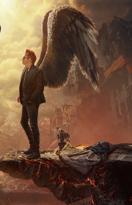 good omens comfort tweet media