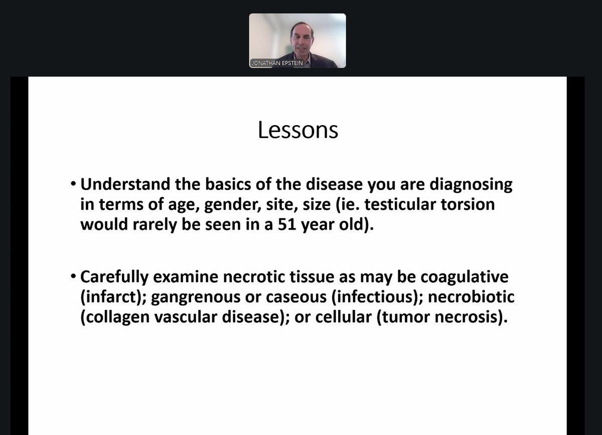 GU_Path_Society's tweet photo. Dr. Epstein sharing case examples of medicolegal cases &amp; lessons to learn! #GUPath https://t.co/fBbBg4IUR2