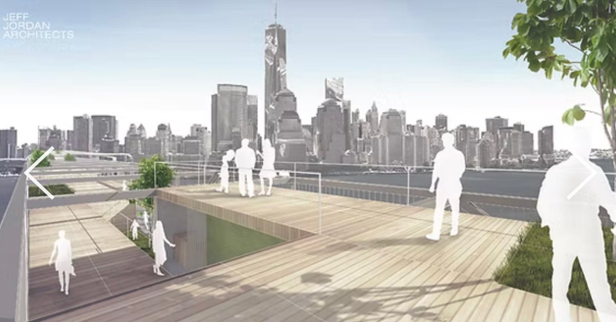 libertybridgeJC's tweet photo. Back in 2014, I had a crazy idea. Walk or ride a bike from Jersey City to Manhattan.
It got covered by the BBC, Fast Company, and ArchDaily. It won an AIA award. And I still believe it gets built one day.
Just wrote the full story. Link in bio.
#LibertyBridge #JerseyCity https://t.co/hoxdZayOdO