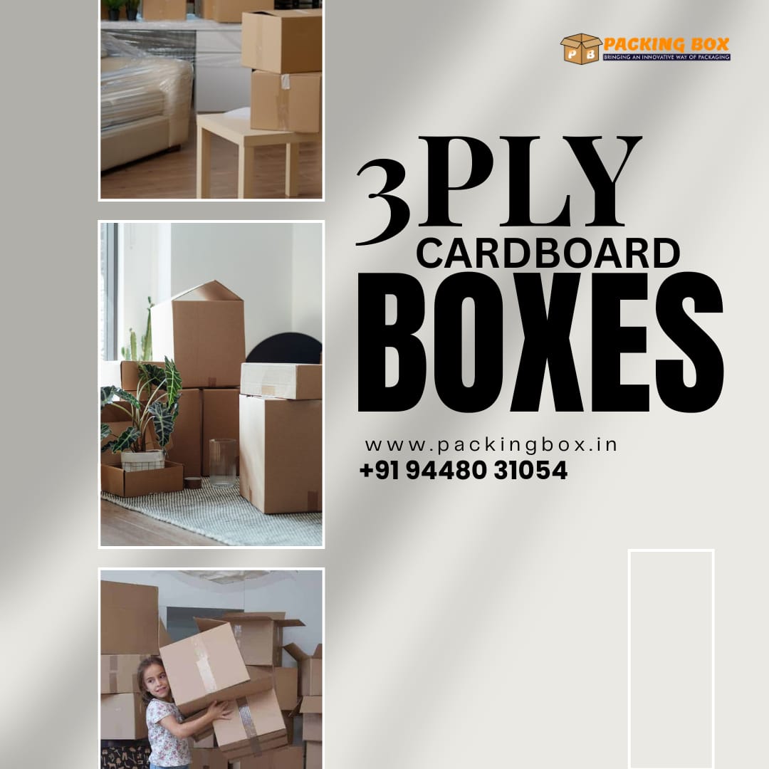 PackingBoxblr's tweet image. 3 Ply Cardboard Boxes
Premium 3 ply cardboard bo
Order now at packingbox
packingbox.com

9448031054
#3plybox #cardboardboxes #packingboxes #corrugatedboxes #packagingmaterials #shippingboxes #packingbox
