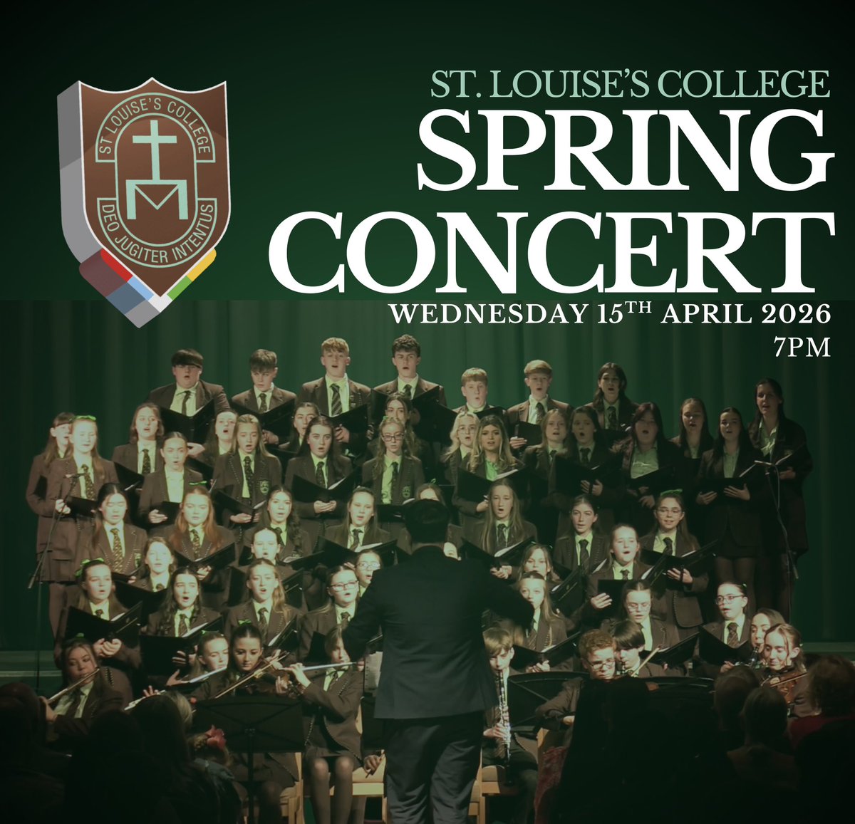 🎶 𝗦𝗣𝗥𝗜𝗡𝗚 𝗖𝗢𝗡𝗖𝗘𝗥𝗧 🎶

🗓️ Just one week to go 🗓️ 

Our annual Spring Concert will take place at 7pm on Wednesday 15th April. We look forward to seeing you there! 🤎💚
