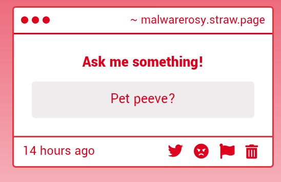 Malware tweet media