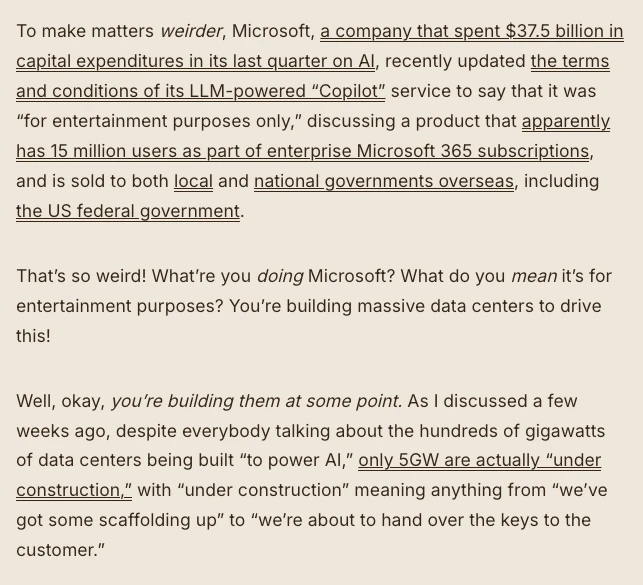Ed Zitron tweet media