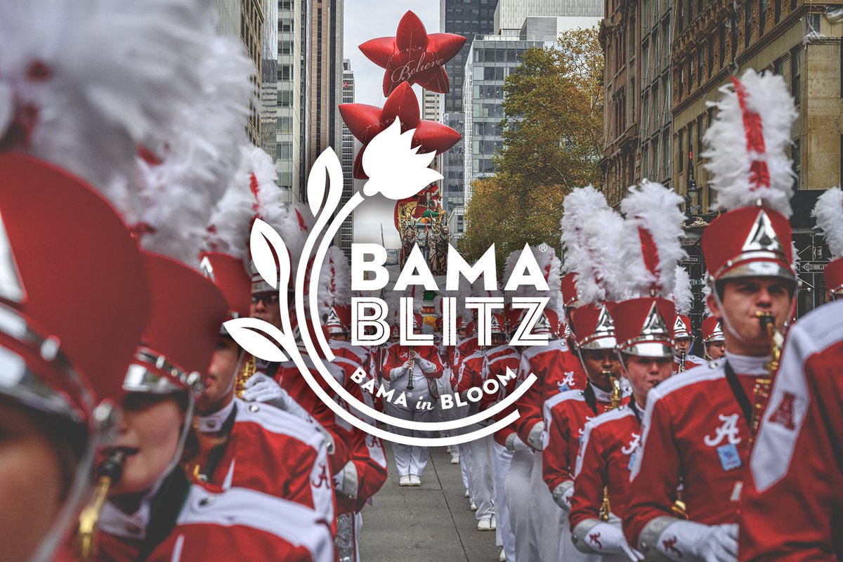 UA_BCAS's tweet photo. We're halfway through Bama Blitz! 

Gifts to BCAS during Bama in Bloom will help support the Million Dollar Band on their march to Macy's. 

Help Bama bloom today!🌷https://t.co/mLaUS7EtPF https://t.co/JXG001bE8o