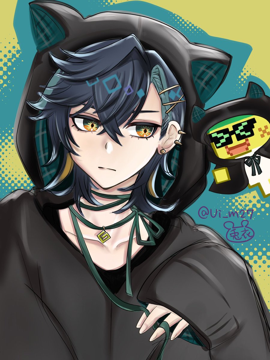 猫耳フードฅ^•ω•^ฅ