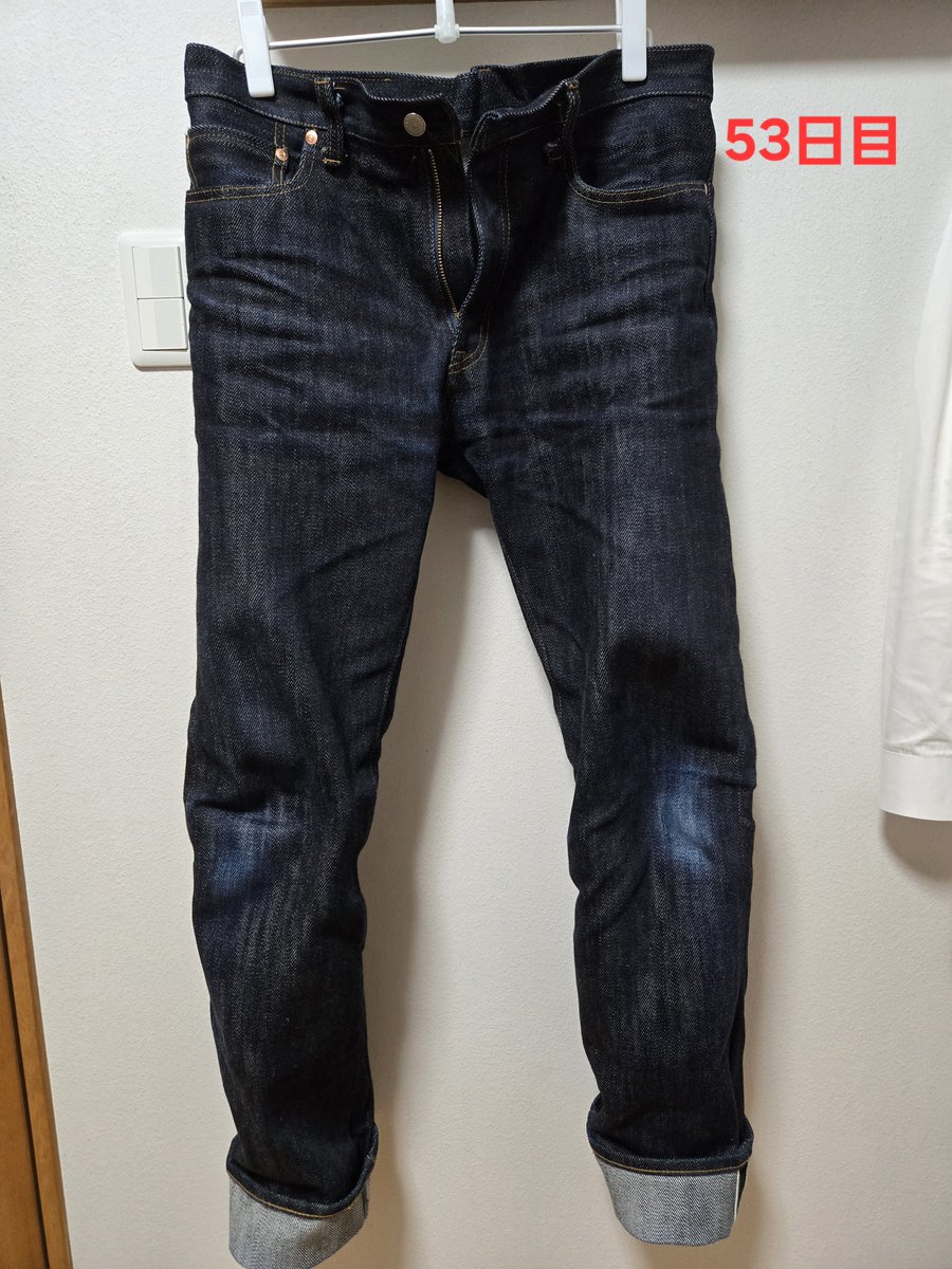 Spapa_honest's tweet photo. 53日目👖
#児島ジーンズ #23oz 
#自分のための記録 https://t.co/crsWeRbuzx