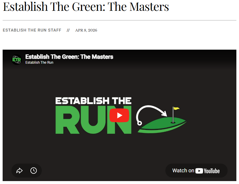 Establish The Run Golf tweet media