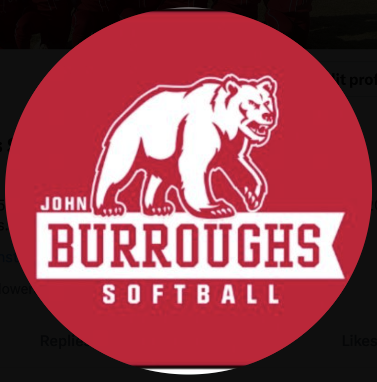 John Burroughs Softball tweet media
