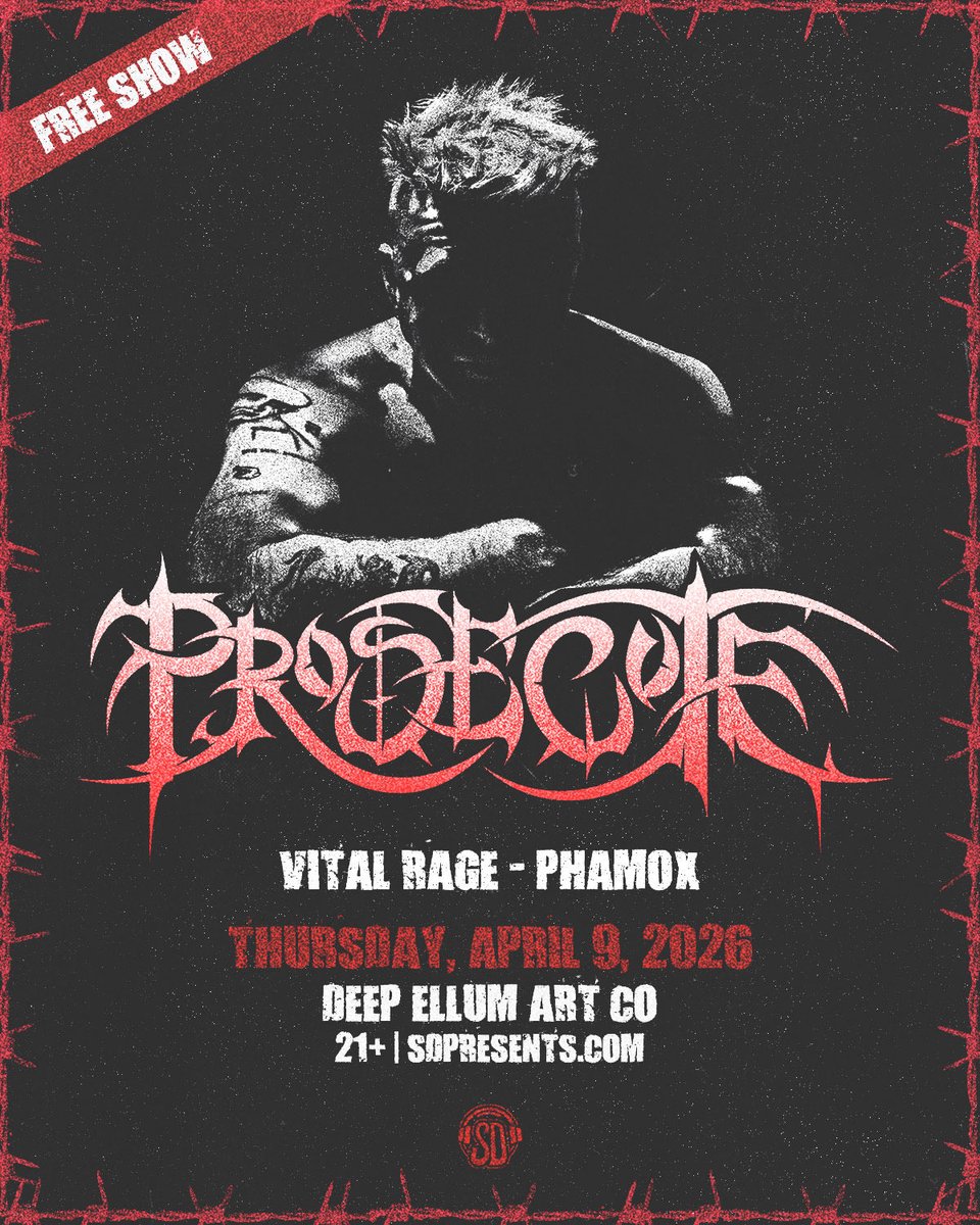 prosecutemusic's tweet photo. DALLAS 👊🏻
TOMORROW (FREE) https://t.co/gJEWeodWx9